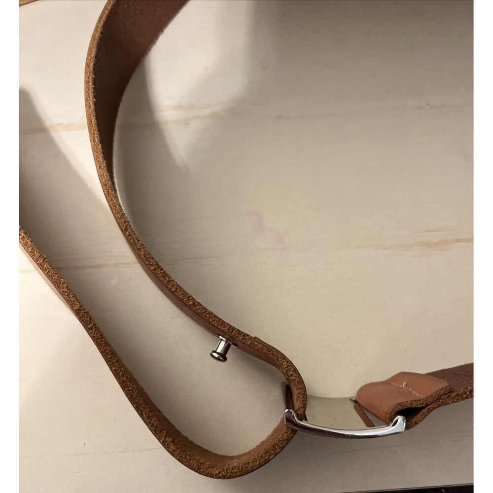 GAP Leather Brown Tan Womens Belt Sz XS - Picture 3 of 10